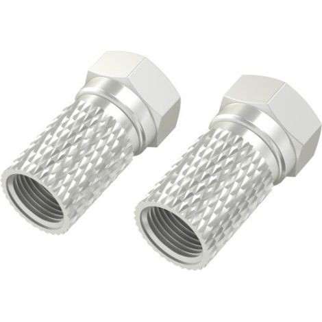 Connettore Hama F da 7,0 mm avvitabile 4 pezzi