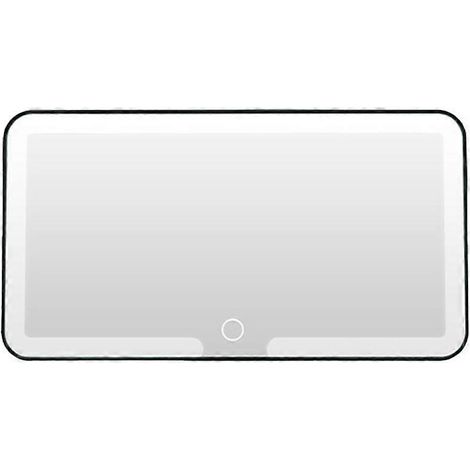 Miroir de courtoisie LED rechargeable pour pare-soleil de voiture avec 3 modes d'éclairage (1/5)