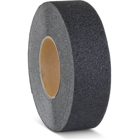 Moravia Antirutsch-Belag schwarz verformbar selbstklebend Rolle 50 mm x 18,3 m (1/2)