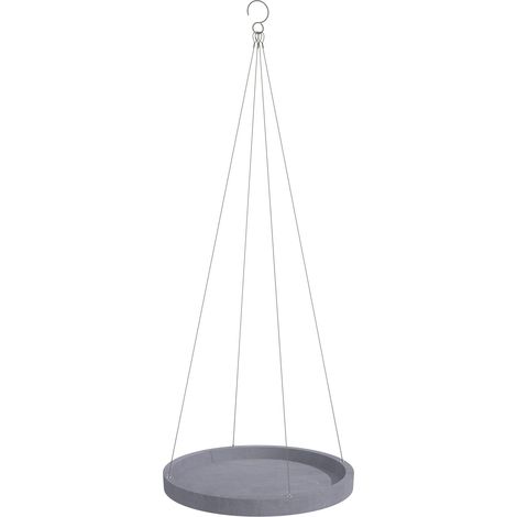 Ecopots Hängende Untersetzer für Blumentöpfe - L 36 cm x H 3 cm - Innen- und Außenbereich