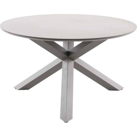 Gartentisch 6-Sitzer Oryon D130cm Kaffee - Hespéride