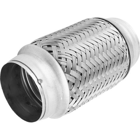 Tuyau flexible d'échappement 2,5 x 6 pouces en acier inoxydable ondulé, accessoire universel (1/5)