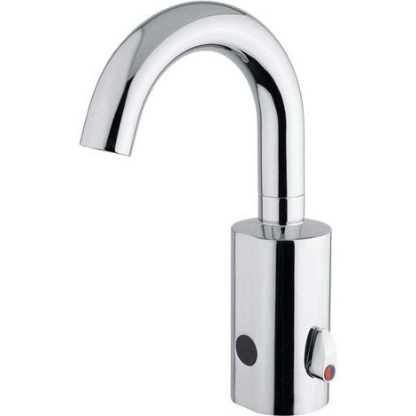 Mélangeur électronique de lavabo série CURVE Idral 02504 Chromé - Laiton (1/5)