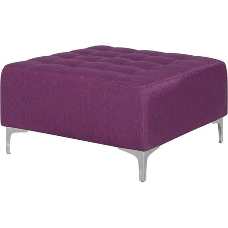 Ottoman ABERDEEN Fabric Violet