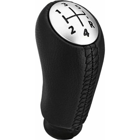 Pommeau de levier de vitesse à 5 vitesses, remplacement de tête de pommeau de levier de vitesse à 5 vitesses pour Renault Laguna Clio III Megane II - Le noir Autres pièce de rechange pour voiture LITZ (1/5)