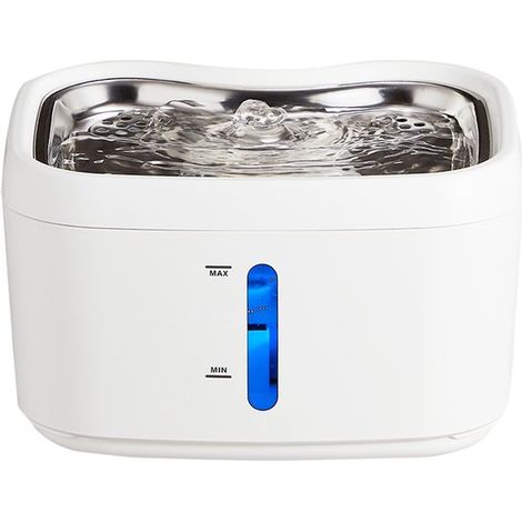 Kabelloser Wasserspender für Katzen mit 220° Bewegungssensor und leiser Pumpe, 2,5 l Fassungsvermögen, batteriebetrieben für drinnen und draußen, (1/5)