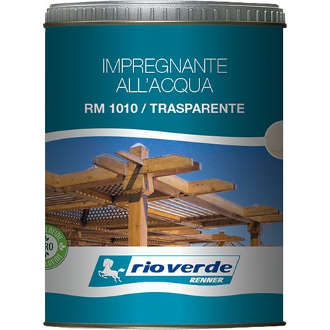 Impregnante ad Acqua per Legno RM 1010 750 ml RIOVERDE - Trasparente (1/4)