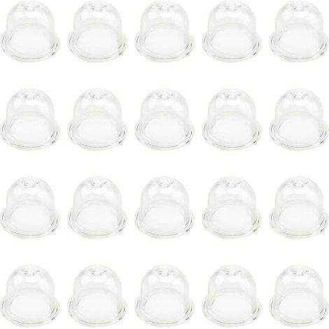 20 billes de pompe de démarrage de carburateur, pompes de démarrage sphériques de 19 mm, accessoires de carburateur adaptés aux débroussailleuses, tronçonneuses, souffleurs et tondeuses à gazon. (1/4)