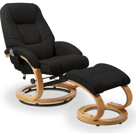 Sillón Houston 573, Negro, 103x71x76cm, Cuero ecológico, 0