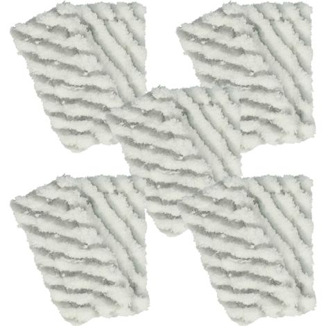 vhbw 10x Replacement Cover Scrubber Sleeve Small compatible with Bosch GlassVAC Window Cleaner Squeegee - Mop Attachment Cloth Pad