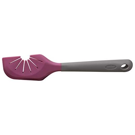 Zenker FCK44916 2in1, spatola e pulisci Frusta, (Colore: Grigio e Viola) quantità:1 Pezzo, Silicone, Rosa (1/4)