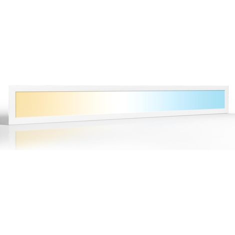 CCT LED Panel 120x15cm 24V 40W Rahmen weiß (1/5)