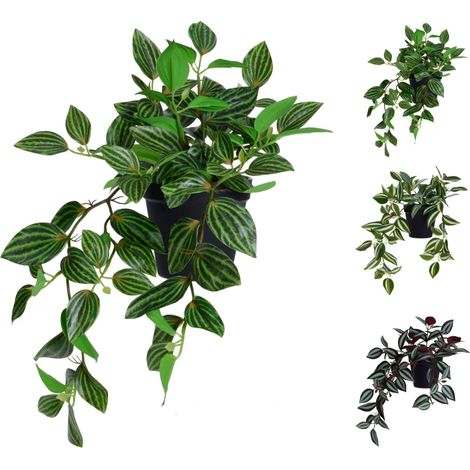 PROGARDEN planta artificial tradaescantia 42 cm surtida , Planta artificial tradaescantia 42cm surtidaGracias a su fácil cuidado es una excelente opción para la terraza o el in