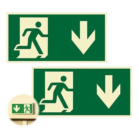 PVC Emergency Exit Sign Sign Sign (1/5)