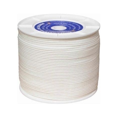 Cuerda Trenzada 04,5Mm Polipropileno Blanco Hyc 500 Mt