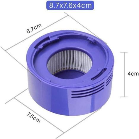 Filtre Aspirateur - Compatible V7 V8 - Lavable Reutilisable - Pour Modeles Sans Fil - Lot De 1 (1/5)