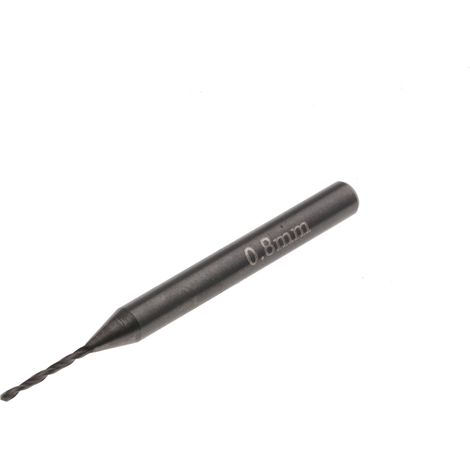 Foret Carbure, 0.8mm, RS PRO ( Prix pour Barrette de 5 )
