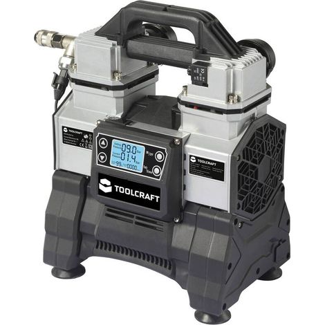 [GEBRAUCHT] B-Ware TOOLCRAFT DRUCKLUFT-KOMPRESSOR DC18V 500W 65l/min 9bar 2 Zylinder mobil kompakt (1/2)