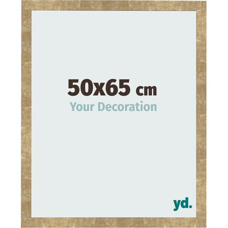 yd. - Cadre photo 50x65 - Or Antique - MDF - Bologna (1/5)