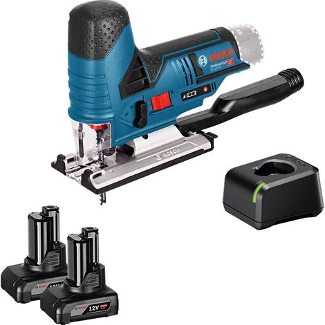 Scie sauteuse sans fil Bosch GST 12V-70 / 2x batterie 4,0 Ah + chargeur