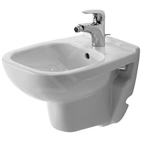 Duravit D-Code - Bidet suspendu Compact, blanc 22371500002 (1/4)