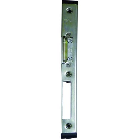 Ferco – Gâche pour crémone – Longueur 212 mm – Largeur 18 x 18 mm – Épaisseur 2,5 mm – Têtière axe à 9 mm – Lot de 4 – 274600L1