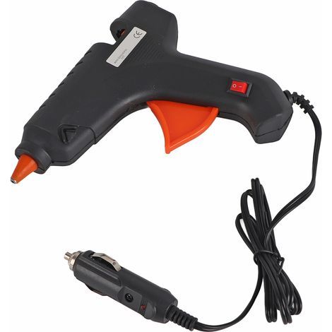Pistolet à colle thermofusible électrique 12V 40W bricolage artisanat outil de réparation de chaleur pour décor de cour outil de modèle d'arbre de nol (1/5)