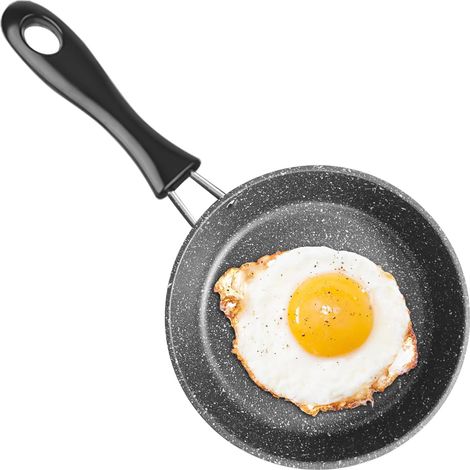 Poêle à Frire 12 cm - 1 Pièce - Aluminium - Antiadhésif - Induction et Gaz - Camping et Cuisine (1/5)