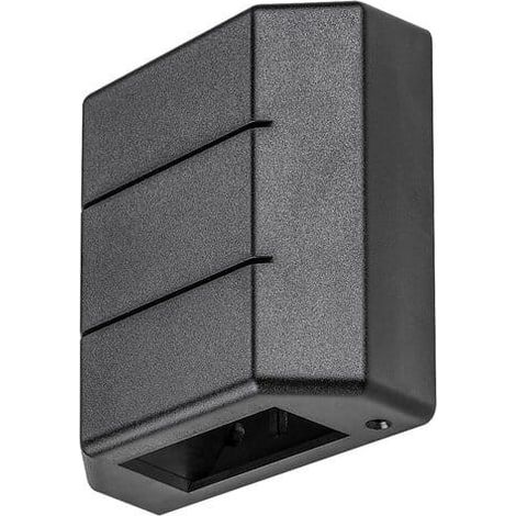 Applique esterna LED 6W nera IP54 Lippa 7319 Rabalux