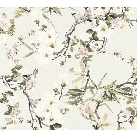 A.S. Creation Michalsky Dream Again 364982 Vliestapete Blumen 0.53 m x 10.05 m Creme (1/5)