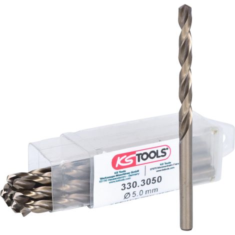Forets HSS-Co au cobalt, 5,0mm, 86mm (1/9)