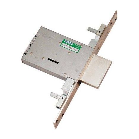 SERRATURA METALLO INFILARE 40706 MOTTURA  B.Q ZINC F.MM 25 DM M4 TRIP. H.MM 80 E.MM 60