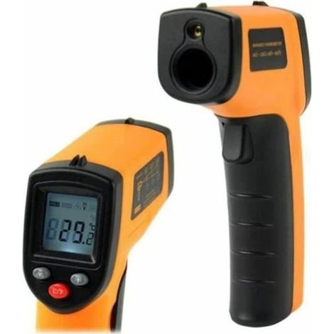 INIUBI Température sans contact LCD Laser IR numérique thermomètre infrarouge point GM320 -50 330 ºC (1/2)
