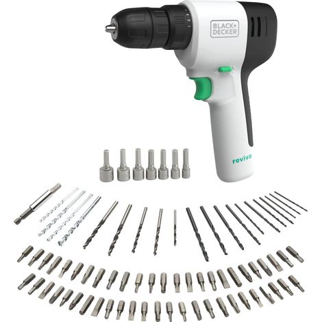 Perceuse Visseuse 12V avec Batterie Intégrée 1.5Ah 80 Accessoires REVDD12A80-QW (1/5)
