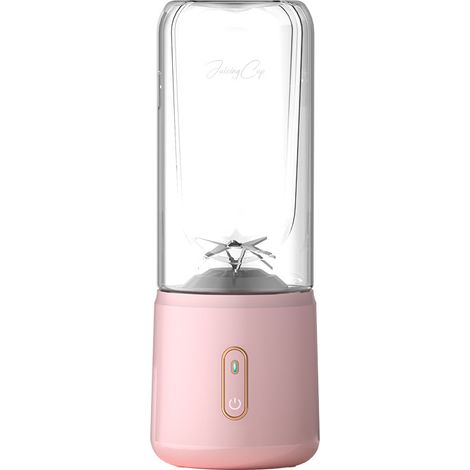 500 ml USB-wiederaufladbarer, tragbarer Personal Blender, auslaufsicher für Milchshakes und Smoothies, leistungsstarke 12-V-Klinge mit 12 Klingen für Outdoor-Sportarten