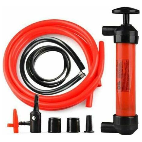 Pompe Siphon Manuel Pompe à Huile Vidange 200cc Pompe à Air Manuelle pour Extraction et Transfert de Carburant Essence Liquide Gaz Air Ballon Pneu Balle (5L / Min) (1/5)