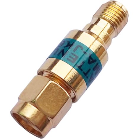 Atenuador de CC de 9 dB - Conector coaxial SMA de 6 GHz, V1
