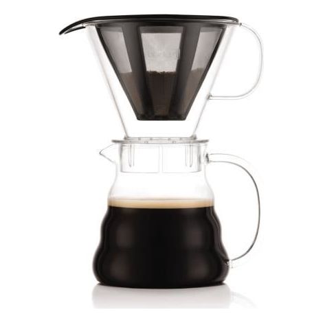 MELIOR CAFETIERE, FILTRE PERMANENT MAILLE INOX, 5 TASSES, 0.6 L BODUM 11767-10-01 (1/5)