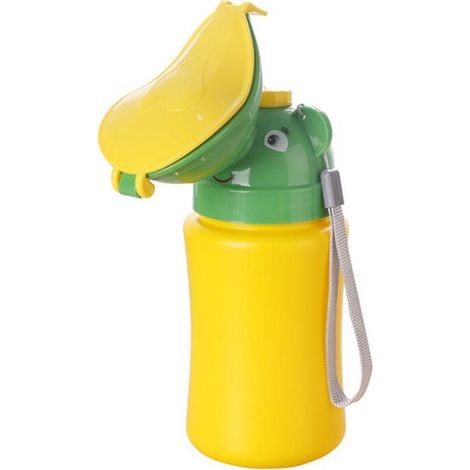 Vasino da viaggio, orinatoio unisex, vasino per bambini, orinatoio per l'addestramento al vasino, vasino portatile a prova di perdite a forma di elefante blu. (1/3)