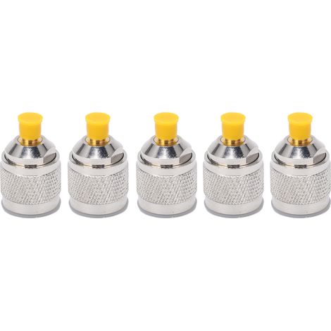 Kit 5 raccords coaxiaux RF adaptateurs N mâle vers SMA câble coaxial accessoires connectique (1/5)