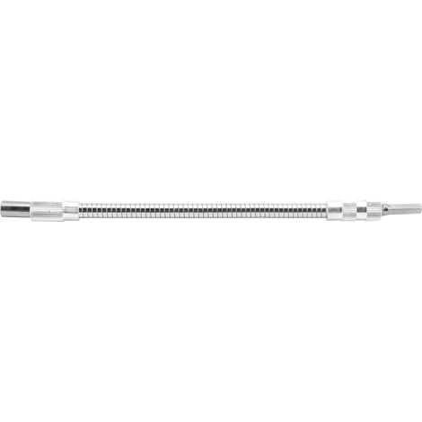Manchon flexible métallique 245mm pour perceuse électrique, embout hexagonal, rallonge de vissage, connecteur universel (1/5)
