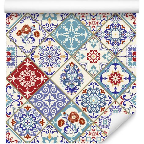 Papier peint mosaïque ornemental pour salon et chambre 50x1000 cm (1/5)