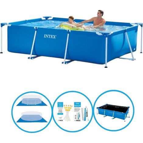 Rechteckiger Frame Pool - 260x160x65 cm - 5-teilig S22345 (1/5)