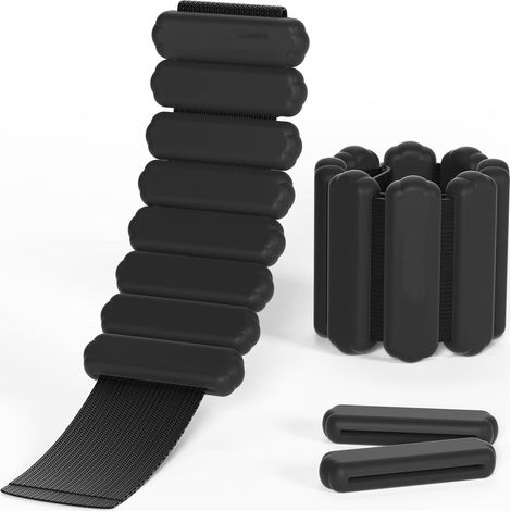 Poids de cheville pour les femmes Poignet jambe Bracelet pondéré réglable pour Pilates Yoga marche aérobic 2 pièces en Set 1lb (453.5g) par pièce