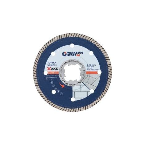 WS24 Diamanttrennscheibe X-Lock® Premium Feinsteinzeug 115 mm - WS24-100434 (1/5)
