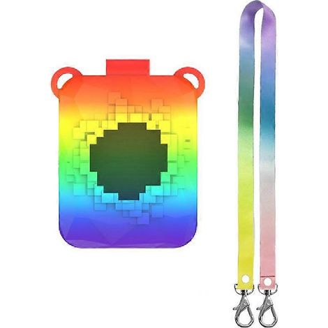 Bunte Silikonhülle für Bitzee Magicals Digital Pet 2, waschbare und stoßfeste Schutzhülle für das tragbare Haustierspiel für Kinder. (1/5)