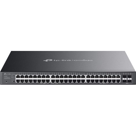 TP-Link Omada SG2452LP switch di rete Gestito L2/L2+ Gigabit Ethernet (10/100/1000) Supporto Power over Ethernet (PoE) 1U Nero