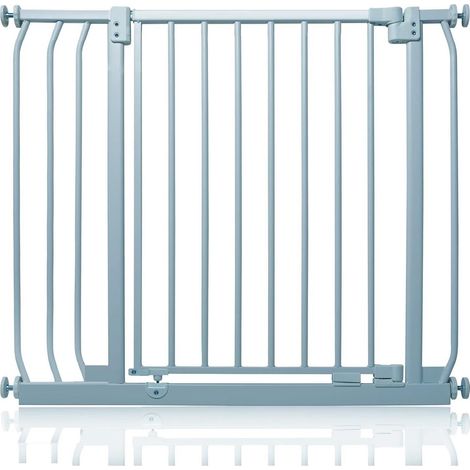 Safetots Barrière De Sécurité Elite, Barrière D'escalier À Fixation Par Pression, 80cm - 89cm, Couleur Gris Mat