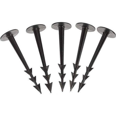 100 piquets de fixation pour toile de paillage de jardin (1/5)