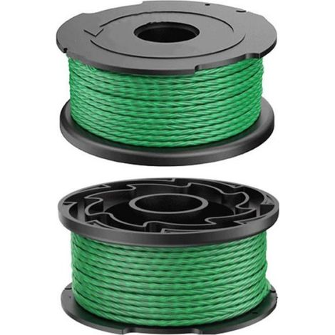 Bobine de fil pour Black et Decker A6486GL7033GL8033GL9035 débroussailleuse sans fil 2,0mm6,1m,Bobine de fil rechange Coupe Bordure (1/5)